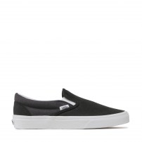 Слипоны Vans Classic Slip-On черные с текстурным холстом