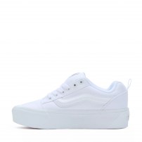 Кеды Vans Knu Skool Max Stackform белые тотально на белой платформе фото