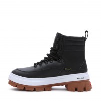 Высокие кеды Vans Colfax Elevate MTE черные кожаные на мощной gum-платформе фото