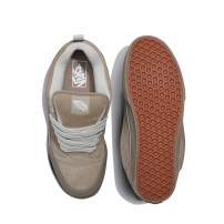 Кеды Vans Knu Skool Utility коричнево-бежевые тотально с gum-подошвой фото