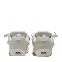 Кеды Vans Knu Skool Spring белые с цветочным принтом и плетеными шнурками фото