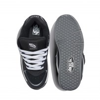 Кеды Vans Rowley XLT черно-белые замшевые с gum-подошвой фото