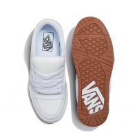 Кеды Vans Hylane белые кожаные с gum-подошвой фото