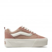 Кеды Vans Knu Skool Max Stackform оранжево-бежевые на платформе