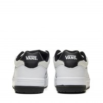 Кеды Vans Upland бело-черные с перфорированной замшей фото