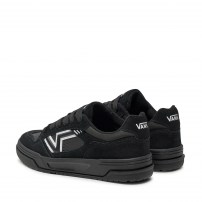Кеды Vans Upland черно-белые с черной замшей фото