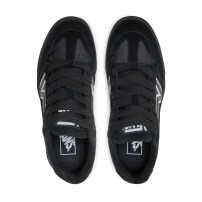 Кеды Vans Upland черно-белые с черной замшей фото
