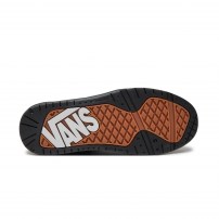 Кеды Vans Upland черно-белые с черной замшей фото