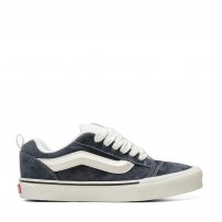 Кеды Vans Knu Skool серые замшевые с gum-полоской