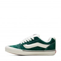Кеды Vans Knu Skool зеленые замшевые с gum-полоской фото