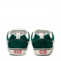 Кеды Vans Knu Skool зеленые замшевые с gum-полоской фото