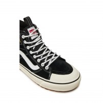 Высокие кеды Vans Sk8-HI MTE Waterproof черно-белые водостойкие фото