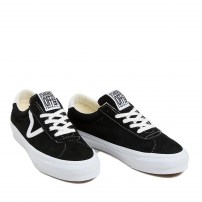 Кеды Vans Sport 73 LX черно-белые с нейлоном и gum-подошвой фото