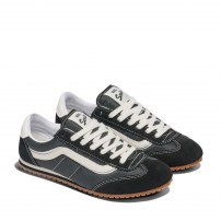 Кроссовки Vans Super Lowpro черно-белые ретро-беговые фото