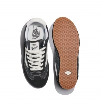 Кроссовки Vans Super Lowpro черно-белые ретро-беговые фото