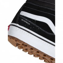 Высокие кеды Vans Sk8-HI MTE Waterproof черные с надписью Waterproof и gum-подошвой фото