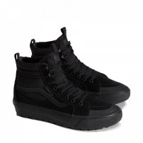 Высокие кеды Vans Sk8-HI MTE Waterproof черные тотально утепленные фото