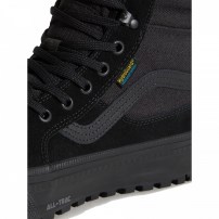 Высокие кеды Vans Sk8-HI MTE Waterproof черные тотально утепленные фото