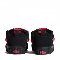 Кеды Vans Knu Skool Creeper розовые с металлическими шипами на creeper-подошве фото