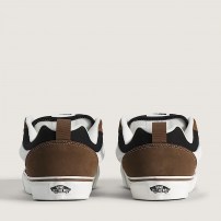 Кеды Vans Knu Skool коричнево-белые двухтональные фото