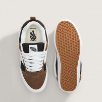 Кеды Vans Knu Skool коричнево-белые двухтональные фото