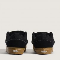 Кеды Vans Knu Skool коричневые с карамельной gum-полоской фото