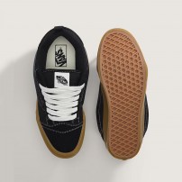 Кеды Vans Knu Skool коричневые с карамельной gum-полоской фото