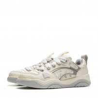 Кеды Li-Ning Journey 2.0 V2 Off White кремово-белые с волнистым силуэтом фото