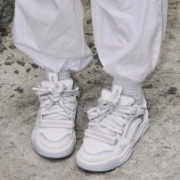 Кеды Li-Ning Journey 2.0 V2 Off White кремово-белые с волнистым силуэтом фото