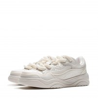 Кеды Li-Ning Journey 2.0 Cloud White тотально белые с волнистым рельефом фото