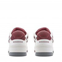 Кеды Li-Ning Zhengcheng V2 Off White бордовые с кремовой подошвой фото
