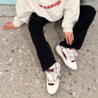 Кеды Li-Ning Zhengcheng V2 Off White бордовые с кремовой подошвой фото