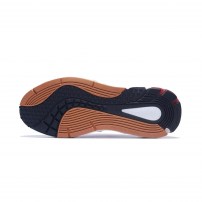 Кеды Li-Ning Wuji Burgundy бордовые замшевые на белой массивной подошве фото