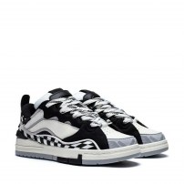 Кеды Li-Ning Golden Checkerboard черно-белые с шахматным принтом фото