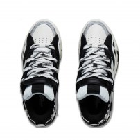 Кеды Li-Ning Golden Checkerboard черно-белые с шахматным принтом фото