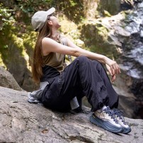 Кроссовки Li-Ning CF Pro V2 черно-серые трейловые фото