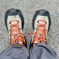 Кроссовки Li-Ning CF Pro V2 чайно-зеленые с черным трейловые фото