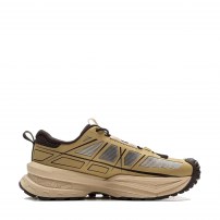 Кроссовки Li-Ning AHTV015 хаки оливковые с бежевой трейловой подошвой