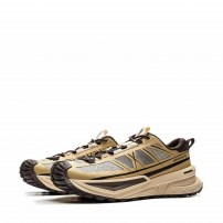 Кроссовки Li-Ning AHTV015 хаки оливковые с бежевой трейловой подошвой фото