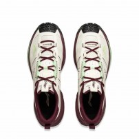 Кроссовки Li-Ning CF SE кремово-фиолетовые с зеленым акцентом фото
