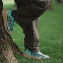 Кроссовки Li-Ning CF SE Porcelain Green фарфорово-зеленые с серым фото