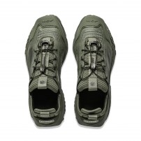 Кроссовки Li-Ning CF SS Dark Moss темно-зеленые трейловые фото