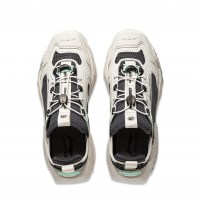 Кроссовки Li-Ning CF SS Pearl White перлово-белые с черным фото