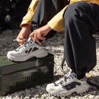 Кроссовки Li-Ning CF SS Pearl White перлово-белые с черным фото