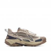 Кроссовки Li-Ning CF Yijie 2.0 коричнево-хаки с кремовой подошвой