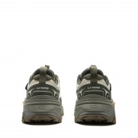 Кроссовки Li-Ning CF Qianxingce 3.0 хаки-серые с темно-зеленым фото