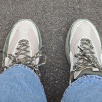 Кроссовки Li-Ning CF Qianxingce 3.0 хаки-серые с темно-зеленым фото