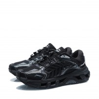 Кроссовки Li-Ning Scenery Ebony черные с серебряными вставками фото