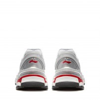 Кроссовки Li-Ning Renew Cloud White белые с розовыми вставками и красной подошвой фото