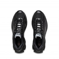 Кроссовки Li-Ning Renew Ebony черно-угольные ретро-беговые фото